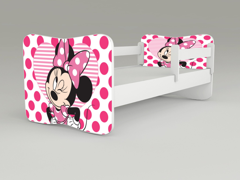 Detská posteľ s odnímateľnými zábranami Minnie4